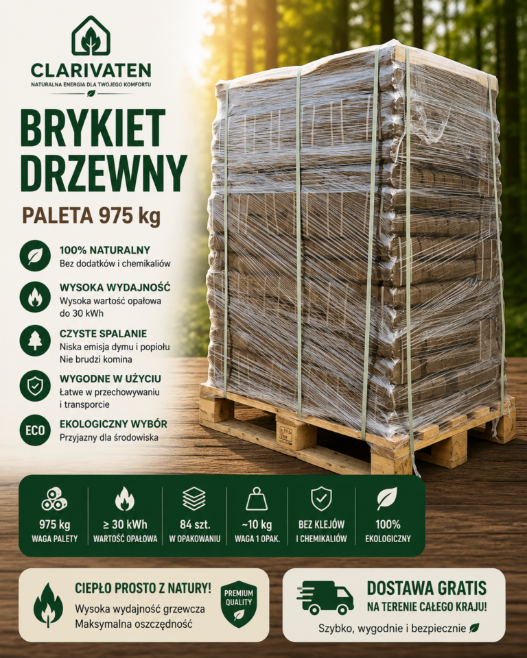Brykiet TORFOWY zgrzewki 1000 kg
