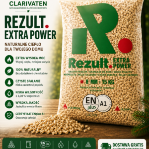 Pellet pelet drzewny REZULT 6mm paleta 1050kg